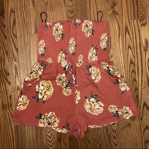 Floral summer romper